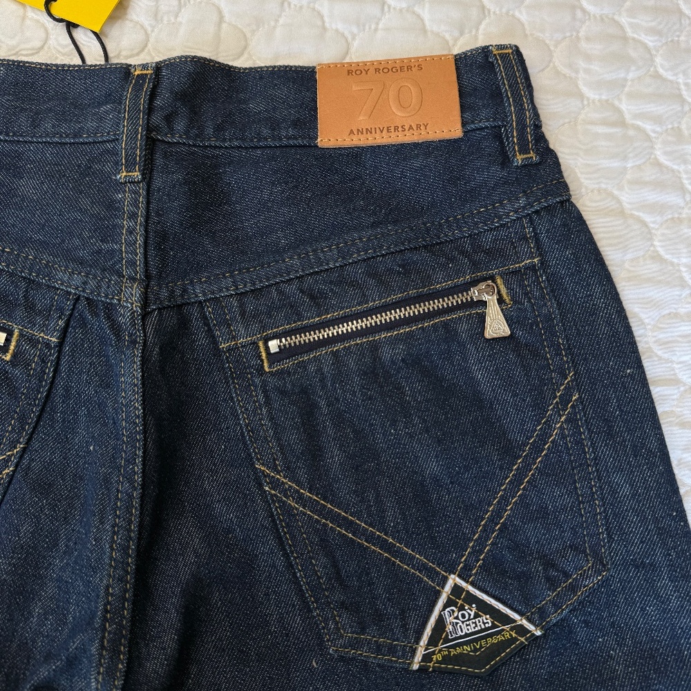 Roy Roger's 70th Anniversary Selvedge Denim Jeans Made in Italy Size 29 - Picture 9 of 14